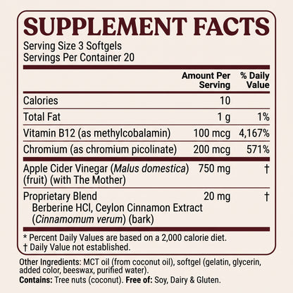 Apple Cider Vinegar Softgels